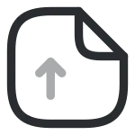 Document Upload SVG Icon